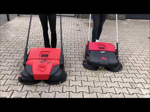 Haaga veegmachine met en zonder accu
