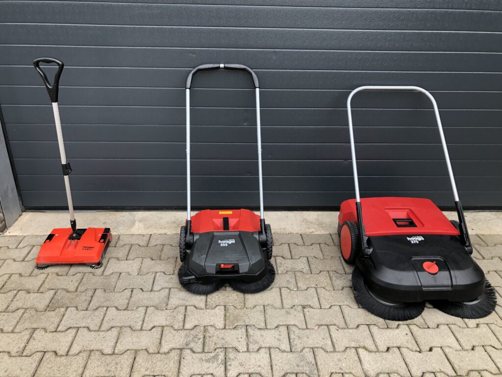 Haaga veegmachines verschillende breedtes